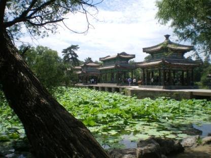 Shuixin Pavilions at the Lake Area of the Chengde Summer Palace