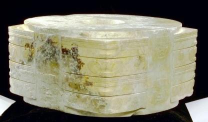 jade cong excavated from Liangzhu Ancient City's Fanshan Cemetery