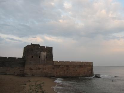Old Dragon's Head (Laolongtou) - the eastern end of the Great Wall at Shanhaiguan