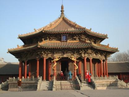 Dazheng Hall at the eastern section of the Shenyang Imperial Palace