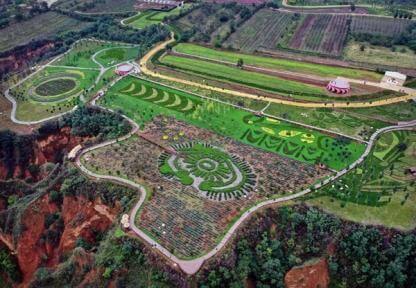 partial view of the Yangshao Village National Archaeological Park