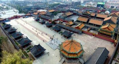 aerial view of Shenyang's Imperial Palace