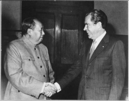 President Nixon's meeting with Mao Zedong in February 1972