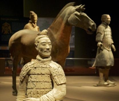 exposition of terracotta warriors and horses