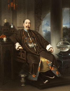portrait of the Hong merchant Mowqua