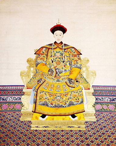 Qing dynasty painting of the Guangxu Emperor