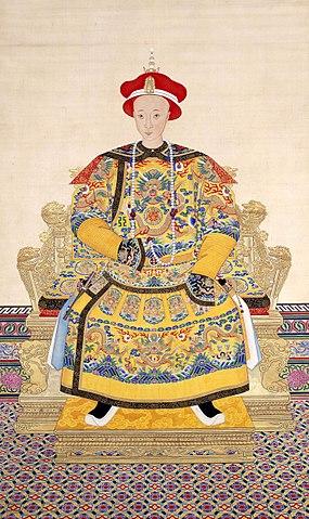 Qing dynasty portrait of the Tongzhi Emperor