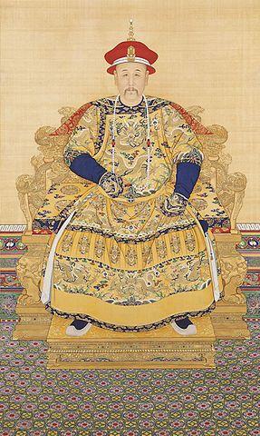 portrait of the Yongzheng Emperor in court dress