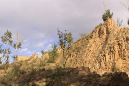 remnants of the Great Wall near Yulin, Shaanxi province
