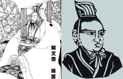 Left: Emperor Xuan of Northern Zhou Right: Emperor Jing of Northern Zhou