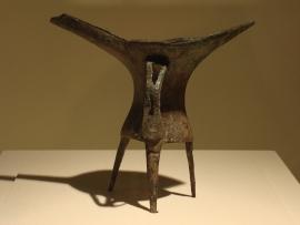 Bronze Jue (wine-drinking vessel), Xia Dynasty, Erlitou culture