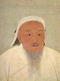 painting of Genghis Khan